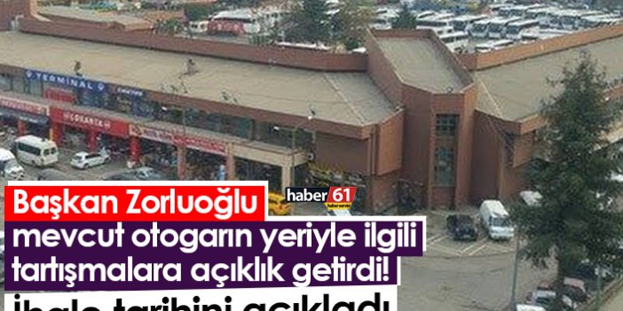 Başkan Zorluoğlu, mevcut otogarın yeriyle ilgili tartışmalara açıklık getirdi! İhale tarihini açıkladı