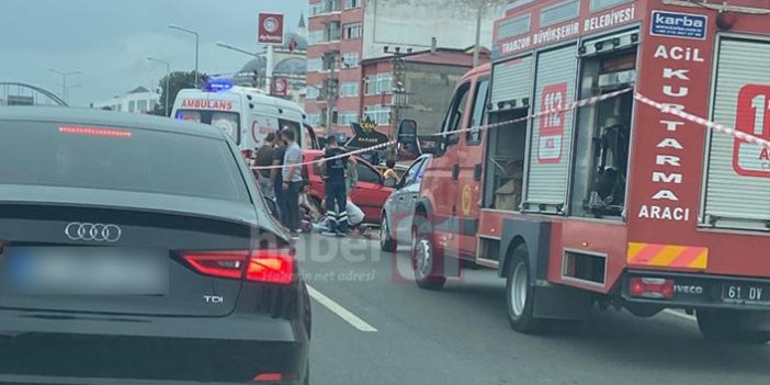 Trabzon’da kaza! Yaralılar var