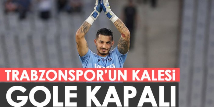 Trabzonspor'un kalesi gole kapalı
