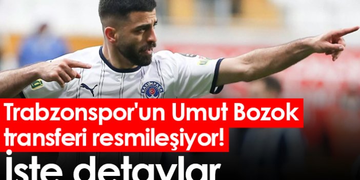 Trabzonspor'un Umut Bozok transferi resmileşiyor! İşte detaylar