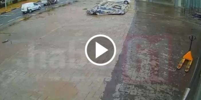 Trabzon'da 6 aracın karıştığı kazanın görüntüleri ortaya çıktı. Video Haber