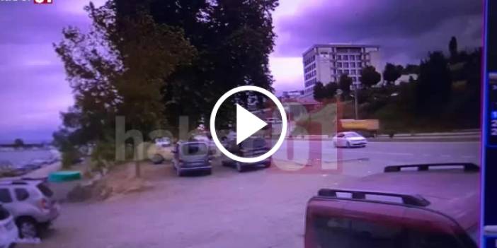 Trabzon'daki feci kazanın görüntüleri kameralara yansıdı. Video Haber