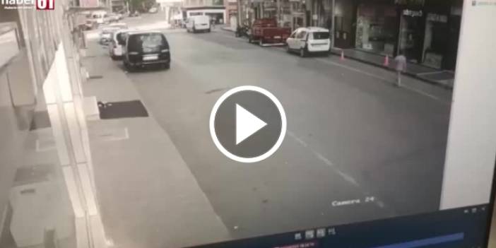 Trabzon'da film gibi olay! Polis aracına ve polise çarparak kaçtı. Video Haber