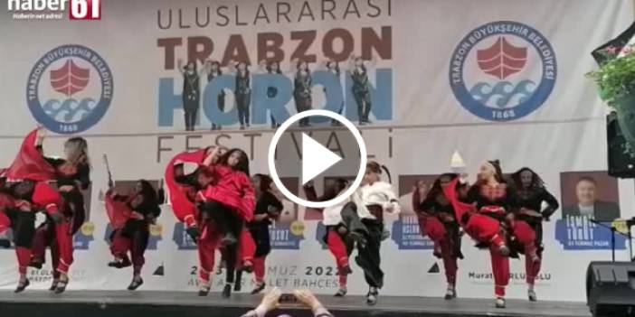 Trabzon’da horon festivaline turistlerden yoğun ilgi. Video Haber