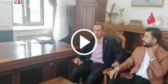 Salih Cora'dan yeni Turizm İl Müdürü Taner Erdoğan'a ziyaret. Video Haber