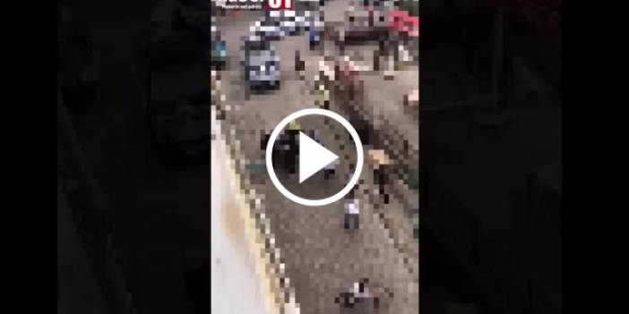 Trabzon’da kavga kötü bitti! 1 polis hastaneye kaldırıldı. Video Haber