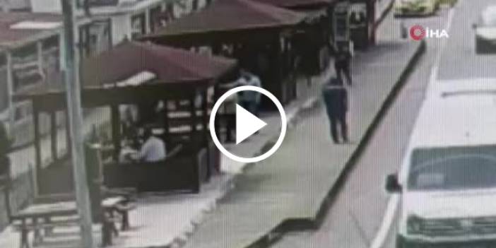 Trabzon'daki silahlı kavga kameraya yansıdı İşte o anlar. Video Haber