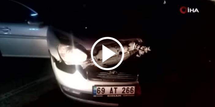 Bayburt'ta zincirleme kaza! 8 kişi yaralı. Video Haber