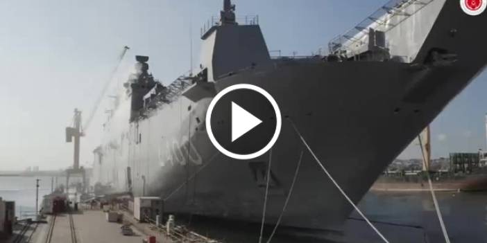 TCG Anadolu'da deniz kabul testlerine başlandı. Video Haber