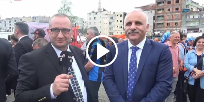 Trabzon Büyükşehir Belediye başkanı Murat Zorluoğlu'ndan Haber61'e açıklamalar. Video Haber
