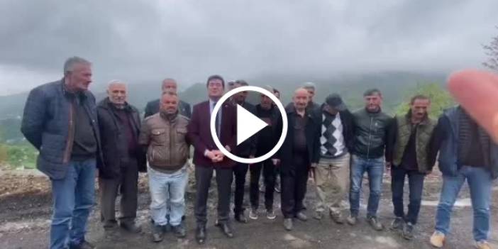 CHP'li Ahmet Kaya'dan Düzköy'de inceleme: Evler kayıyor! Video Haber