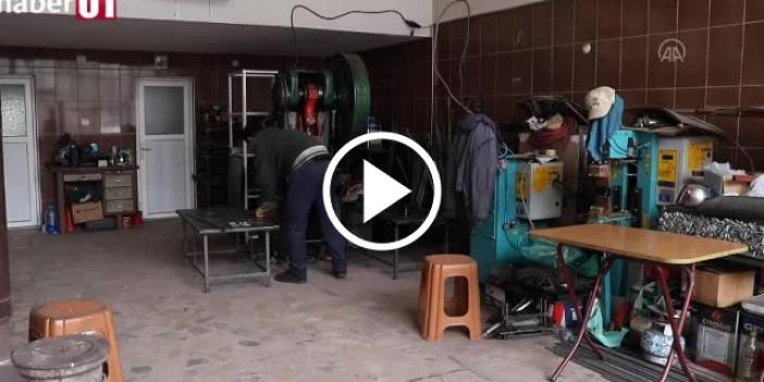 Trabzonlu Necati usta, 40 yıldır kara kilit üretiyor. Video Haber