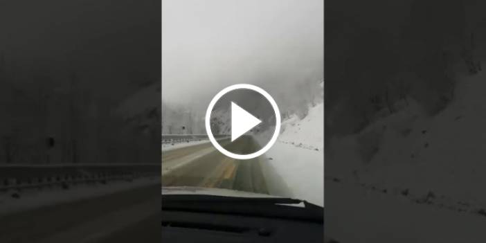 Zigana’da kar etkili oluyor! Trabzon Emniyeti’nden uyarı. Video Haber.
