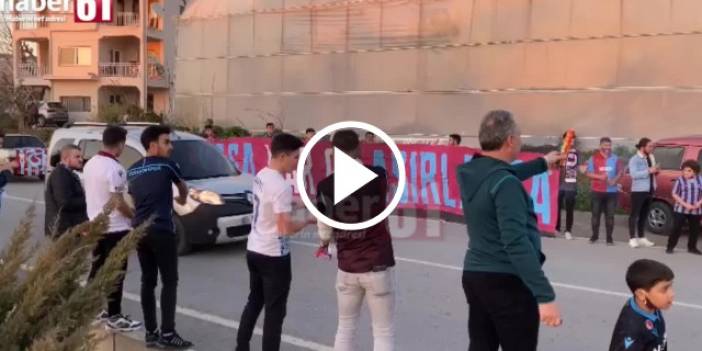 Taraftarlar Trabzonspor’un yolunu kestiler! Video Haber.
