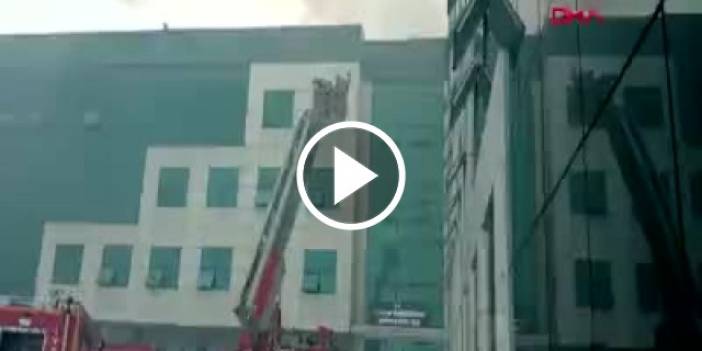 Giresun Üniversitesi'nde yangın. Video Haber.