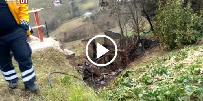 Trabzon’da yangın! 1 kişi hayatını kaybetti- Video Haber