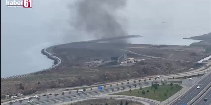 Trabzon'da dumanlar paniğe neden oldu