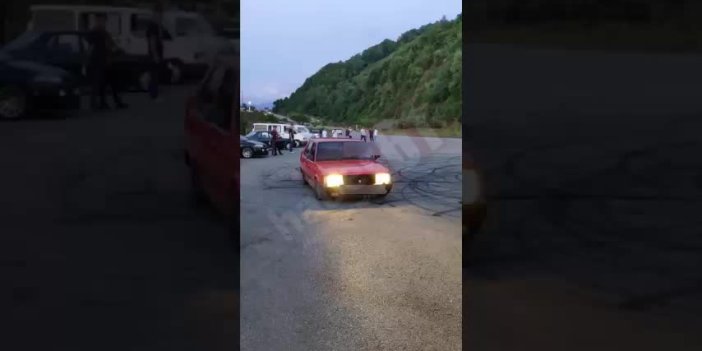 Trabzon’da drift yapan ve havaya ateş açanlara ceza yağdı