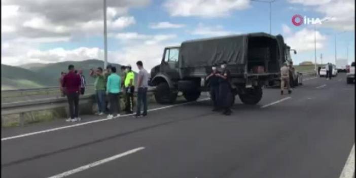Ardahan'da askeri araç kaza yaptı, 5 asker yaralandı