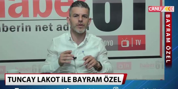 Haber61 imtiyaz sahibi Tanju Akıncıoğlu Haber61 Bayram Özel yayınına katıldı