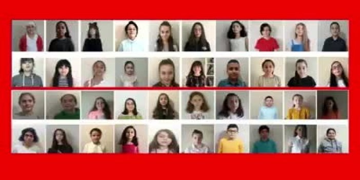 TRT çocuklarından annelerine videolu kutlama