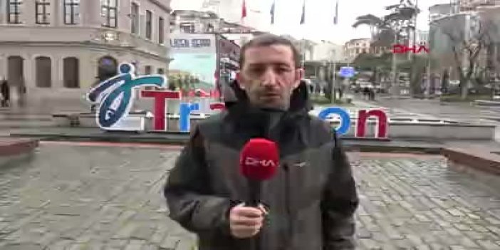 Trabzon meydanlarında koronavirüs sessizliği