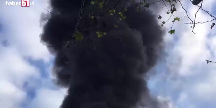 Samsun'da plastik fabrikasında yangın çıktı