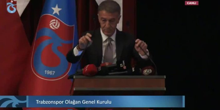 Ahmet Ağaoğlu genel kurulda konuştu