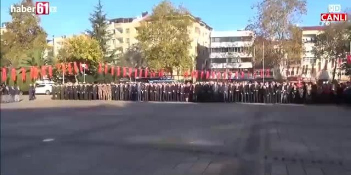 Atatürk'ü anma töreni
