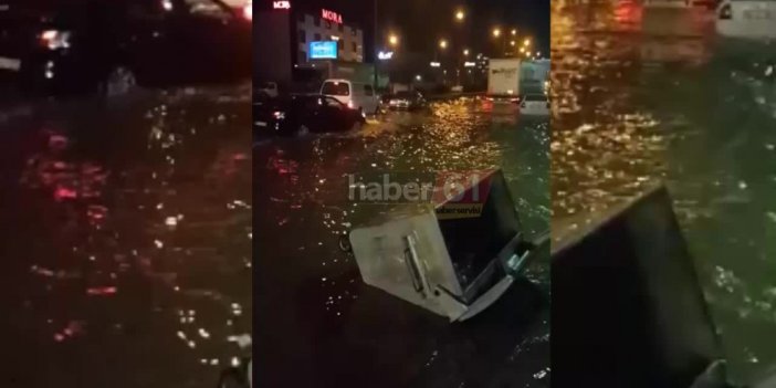 Trabzon'da yağış
