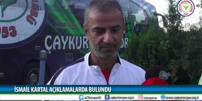İsmail Kartal: Trabzonspor maçı dönüş maçımız olabilir