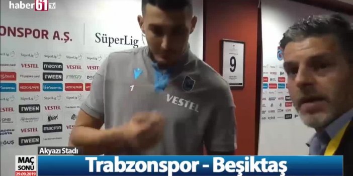 Uğurcan Çakır, Beşiktaş maçı galibiyetini yorumladı
