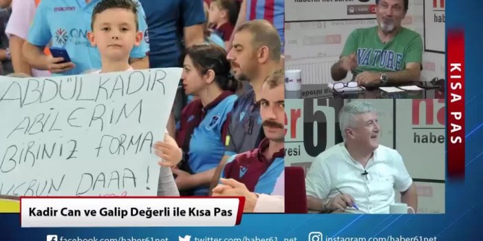 Küçük taraftar Trabzonspor maçında açtığı pankartla gündem oldu