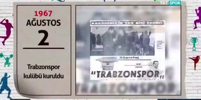 Bugün 2 Ağustos! Trabzonspor'un kuruluş yıldönümü!