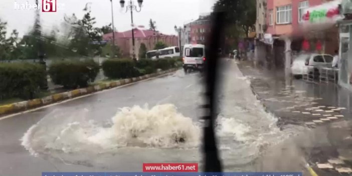 Trabzon'da Rögar patladı