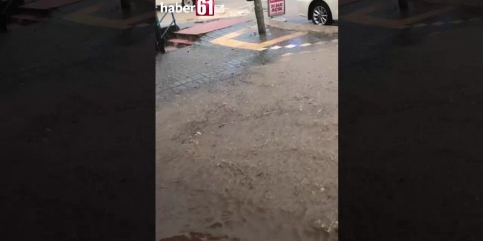 Trabzon'u yağış vurdu