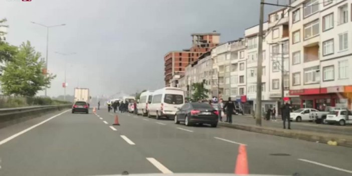 Trabzonspor taraftarları Of'ta durduruldu