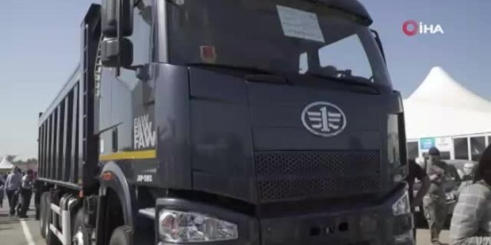 Rus rekortmen 18 tonluk kamyonu çekti