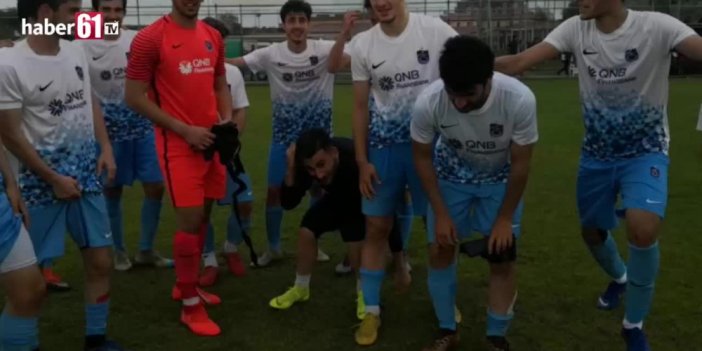 U21'de Trabzonspor Beşiktaş'ı yendi, futbolcular coştu