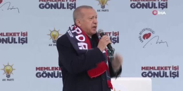 Erdoğan, "Milli İradenin tecelli ettiği yer sandıktır. "