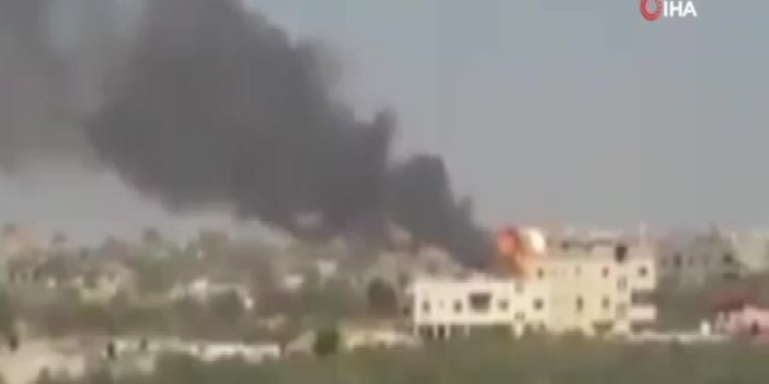 Gazze’de tanker patladı