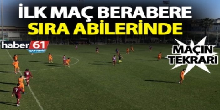 Trabzonspor U21 ile Başakşehir U21 Berabere