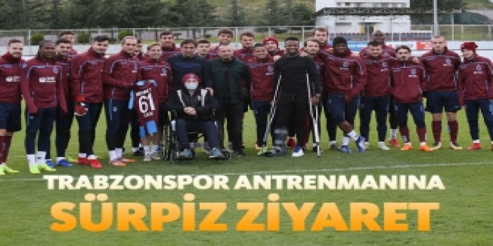 Trabzonspor antrenmanına sürpiz ziyaret