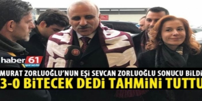 Murat Zorluoğlu'nun eşi skoru bildi