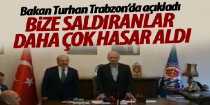 Ulaştırma Bakanı Turhan Trabzon'da