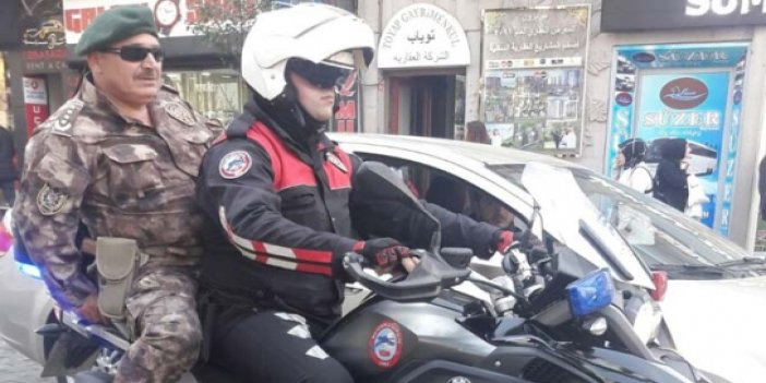 Trabzon Emniyet Müdürü kamuflajı çekti sokağa indi
