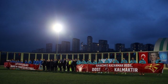 Trabzonspor dostluğu: Makedon ve Türk takımları karşılaştı