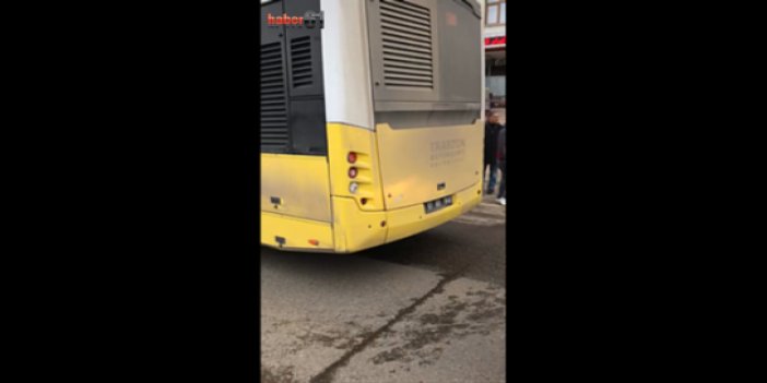 Trabzon'da belediye otobüsü dolmuşa çarptı: 5 yaralı