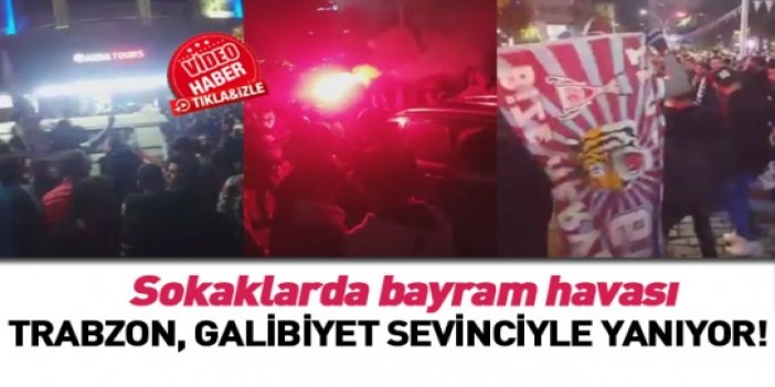 Trabzon, Galatasaray galibiyetini doyasıya yaşadı
