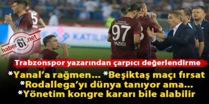 "Trabzonspor'da kongre bile olabilir"